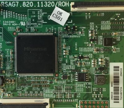 T-CON PARA TV HISENSE TV QLED / NUMERO DE PARTE 296018 / RSAG7.820.11320/ROH / E383981 / PANEL / DISPLAY HV750QUB-F91 / MODELOS 75R6E1 / 75U6G 75A62GUA / 75R6E4 - Imagen 2